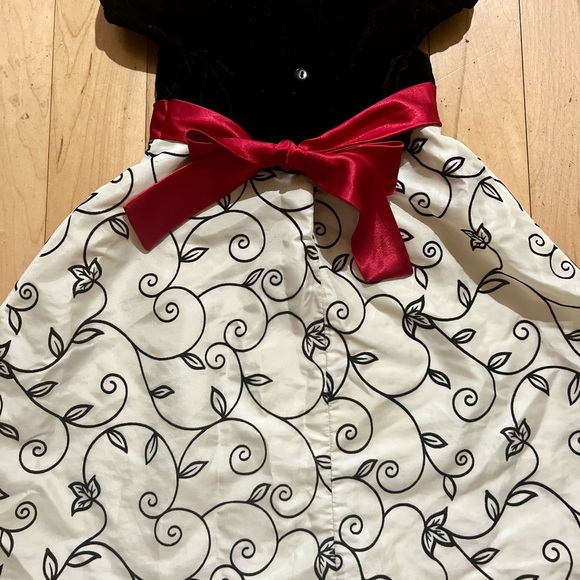 Beautiful Youngland Youth Girls Dress Size 4, holiday family photos, Valentines - Picture 7 of 7